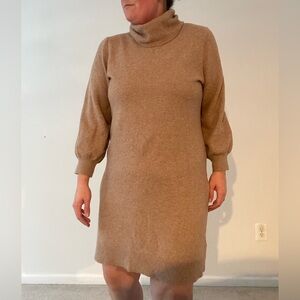 J. Crew Extra-Soft Beige Sweater Dress